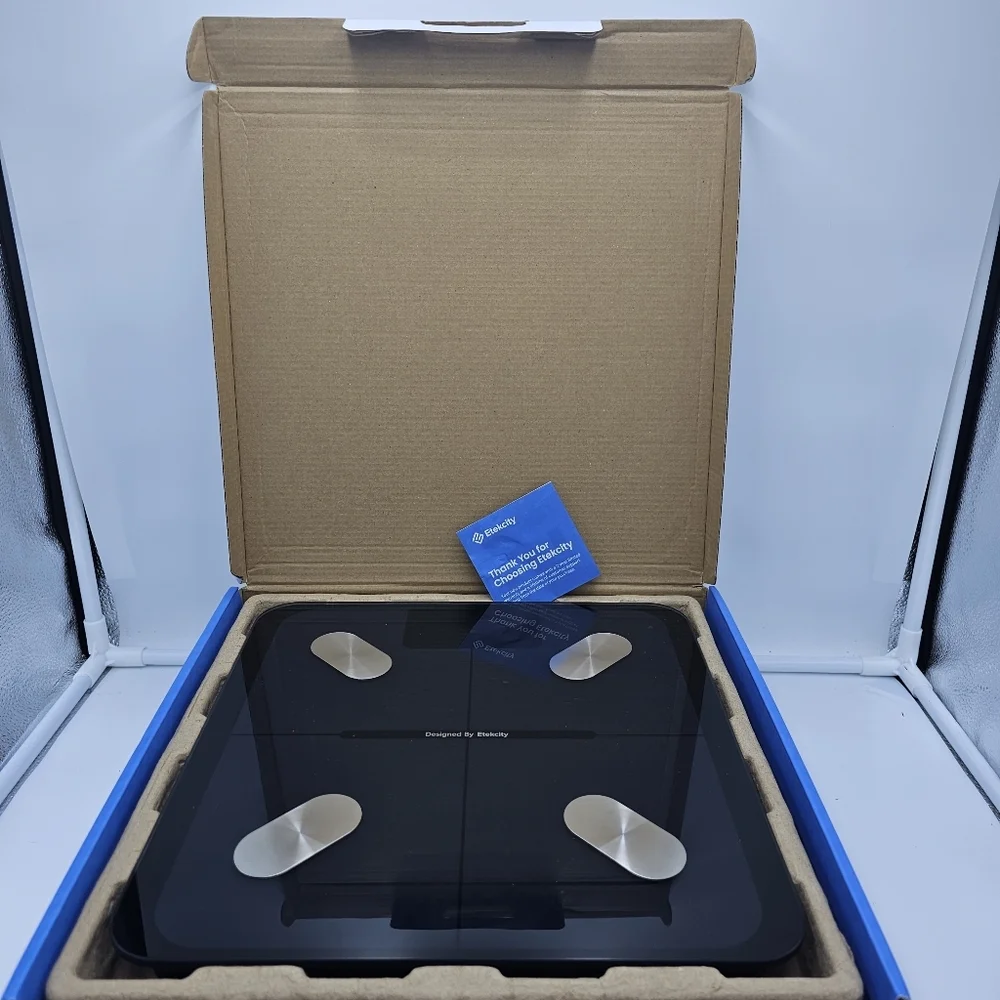 Smart Fitness Scale with VeSync App, 13 Body Metrics, Alexa Compatible, Black